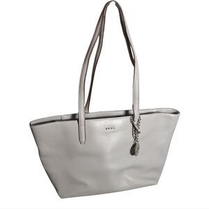 DKNY‎ Bryant Medium Gray Zippered Tote Bag